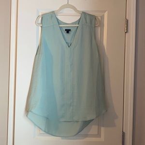Torrid, size 3, aqua blouse